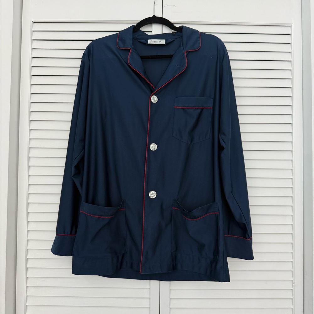 Vintage Dior Button Pajama Top